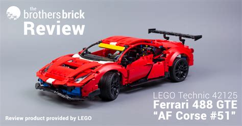 LEGO Technic 42125 Ferrari 488 GTE “AF Corse #51” [Review] - The ...