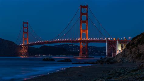 The Golden Gate Bridge from Baker Beach, USA