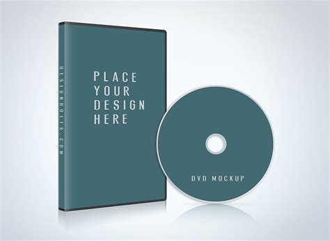 CD/DVD Case Disc Cover Mockup PSD — Free Mockup World