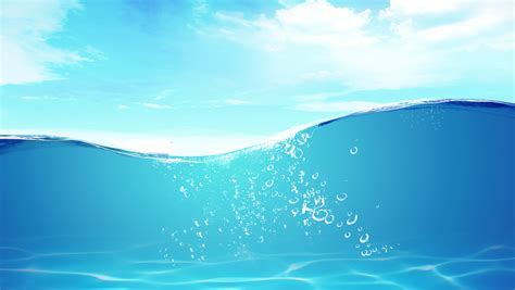 Clear Blue Water Waves Background Material, Blue, Water, Poster ...