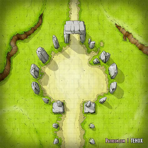 Solstice Ruins (Battlemap) : r/dndmaps