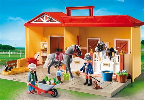 Take Along Horse Stable - 5671 - PLAYMOBIL® USA