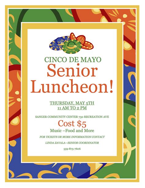 Cinco De Mayo Senior Luncheon - The Sanger Scene