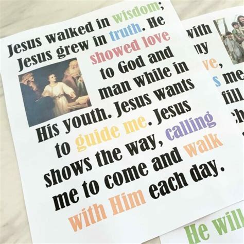 I Will Walk with Jesus Archives - Primary Singing