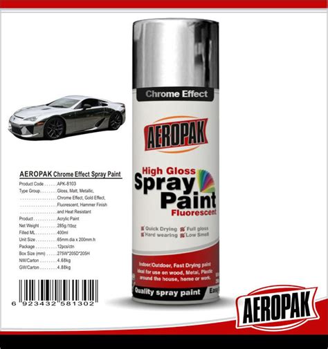 Shock Resistance Aerosol Spray Paint