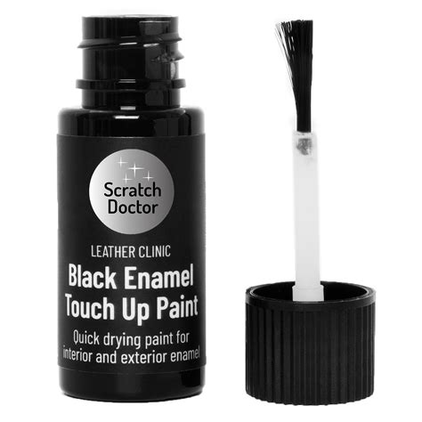 Black Enamel Touch Up Paint - Simple Application, Indoor or Outdoor use