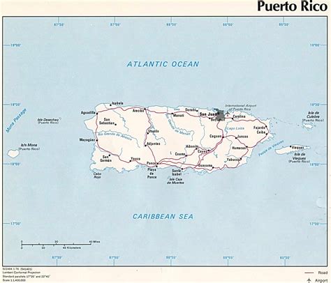 Puerto Rico Maps | Printable Maps of Puerto Rico for Download