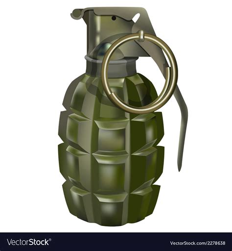 Hand grenade Royalty Free Vector Image - VectorStock