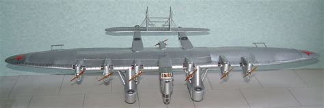 Internet Modeler Scratchbuilt 1/144 Kalinin K-7