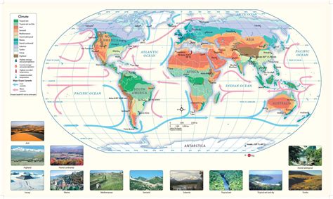 World Climate Wall Map by GeoNova - MapSales