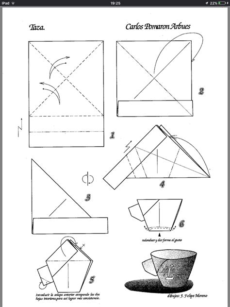 Origami Coffee Cup | Geometric origami, Origami diagrams, Origami ...