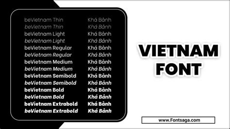 Vietnam Font - Exploring The Unique Typography