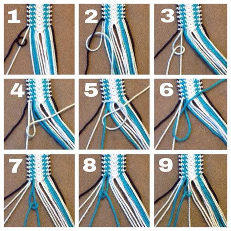 Tutorial of Quadruple Double Knot bracelet | Diy bracelets tutorials ...