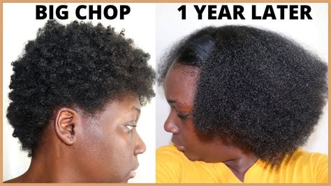 1 year natural hair growth journey😲 with before and after pictures🥰 ...