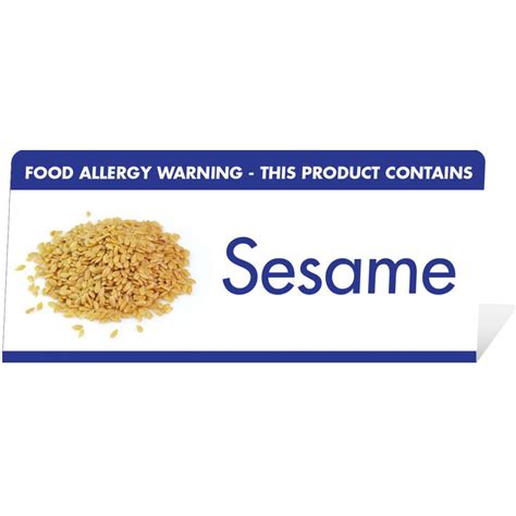 Sesame Seed Allergy Symptoms at Lee Porter blog