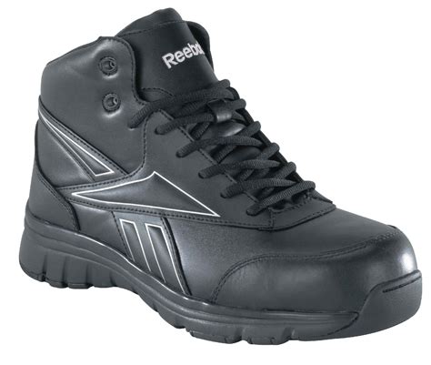 Reebok Work Men's Tarade Black Composite Toe Classic Performance High ...