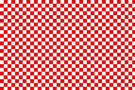 Red And White Checkered Background