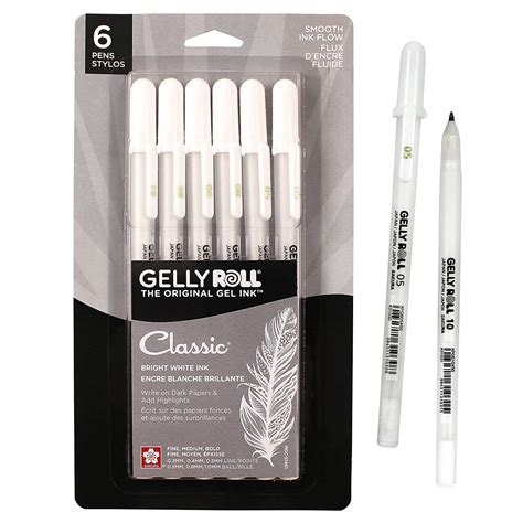 Buy SAKURA Gelly Roll Gel Pens - Fine Point Ink Pen for Journaling, Art ...