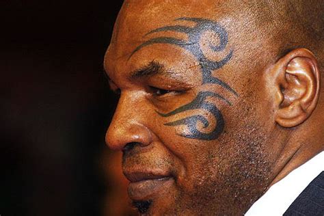 Mike Tyson face tattoo