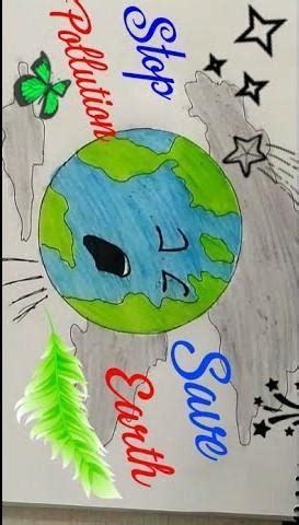 How to make poster with slogan on pollution its my science activity ...