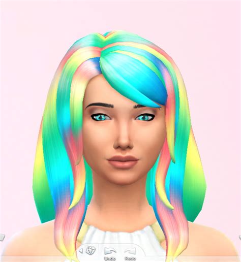 RAINBOW HAIR at Star’s Sugary Pixels » Sims 4 Updates