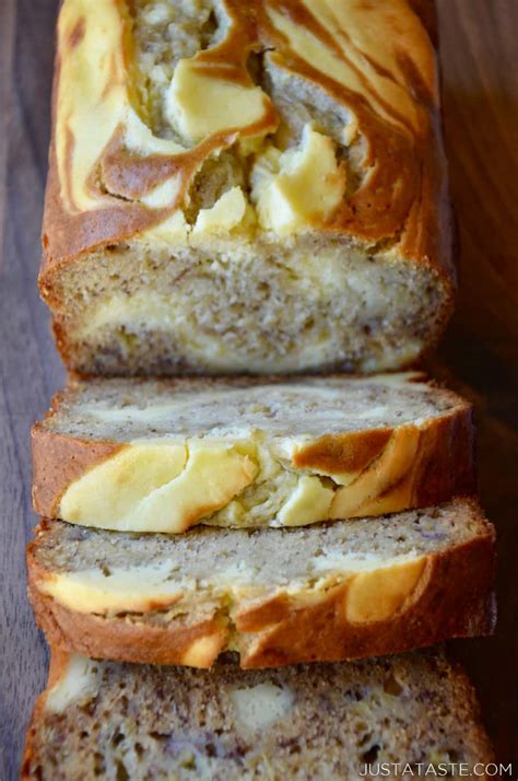 Cream Cheese Banana Bread - Just a Taste