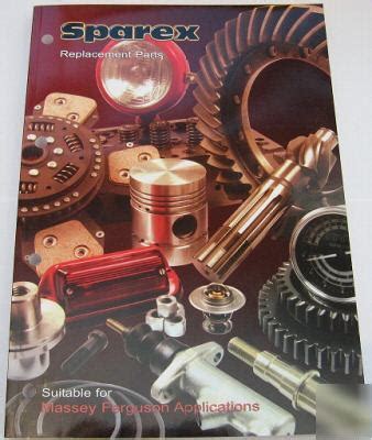 Sparex massey ferguson tractor replacement parts book