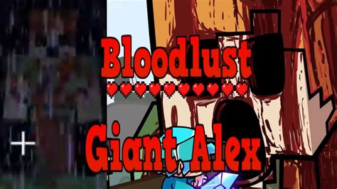 Giant Bloody Alex Comparison + Creepypasta Backstory | Minecraft vs FNF ...