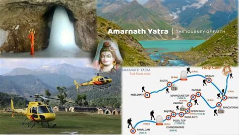 Amarnath Yatra Routes Map - How to Reach Amarnath Dham