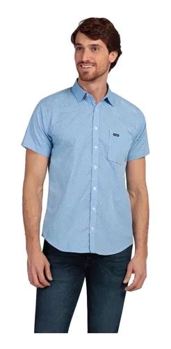 Camisa Slim Fit Manga Corta Wrangler Hombre 244 | Mercado Libre