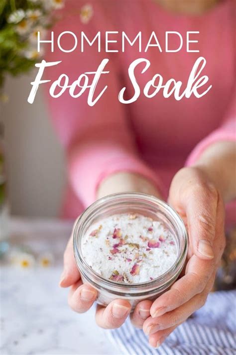 How To Make An Easy Homemade Foot Soak - A Blossoming Life