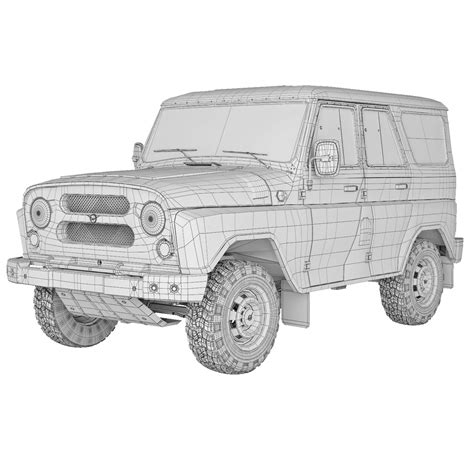 UAZ Hunter 2017 - 3D Model by podshyvalov