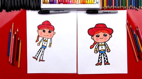 How To Draw Cartoon Jessie From Toy Story