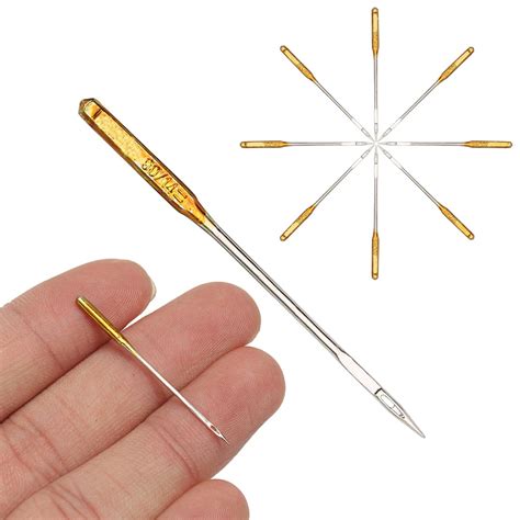 50Pcs Sewing Machine Needles Regular Ball Point Size 90/14 for Singer ...