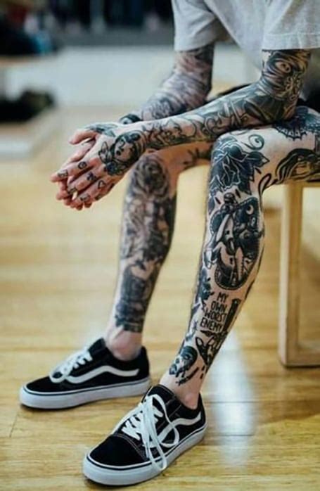 25 Epic Leg Tattoos for Men in 2024 - The Trend Spotter