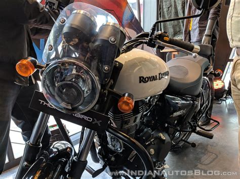 Royal Enfield Thunderbird 350X with accessories showcased at launch