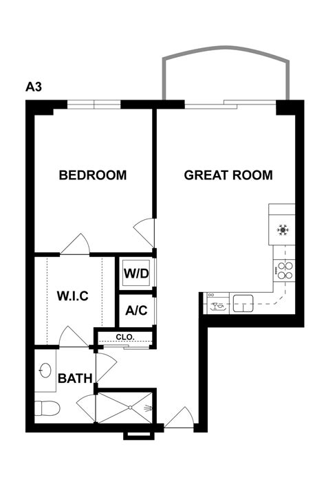 Floorplan image of unit 214