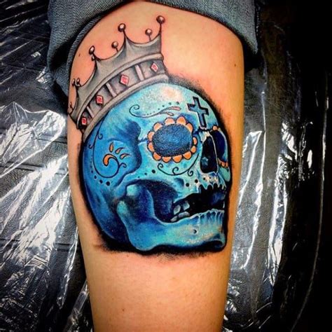 100 Stunning Sugar Skull Tattoo Designs for Men [2024 Guide] | Sugar ...