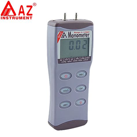 AZ8215 Digital Vacuum Gauge Manometer /15psi Manometer Differential ...