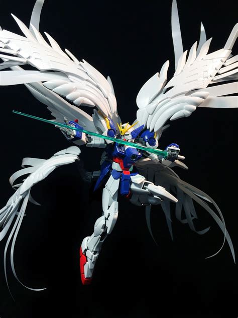 GUNDAM GUY: RG 1/144 Wing Gundam Zero Custom EW 'Extra Feather ...