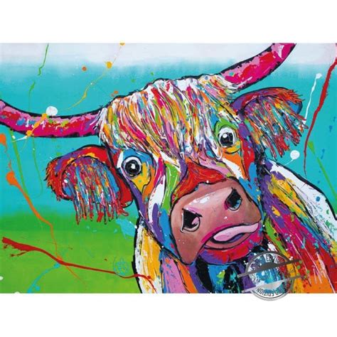 Painting Happy Cow - Happy Paintings