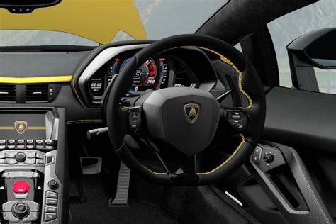 Lamborghini Aventador Interior Blue