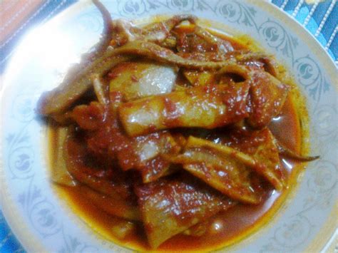 Sambal Tumis Sotong Kering