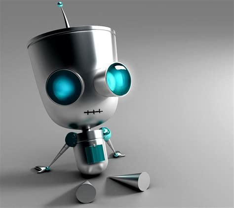 Cute Robot Wallpaper - WallpaperSafari