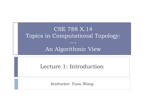 Algebraic Topology