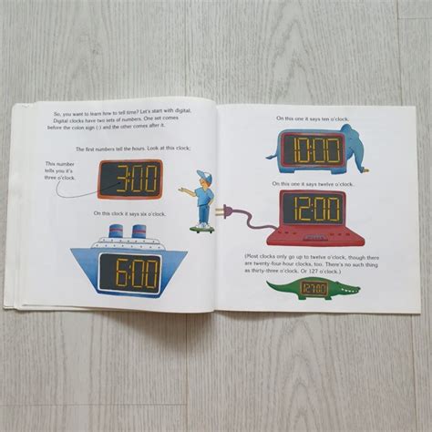 Telling Time - Children Learning Education Book, Hobbies & Toys, Books ...