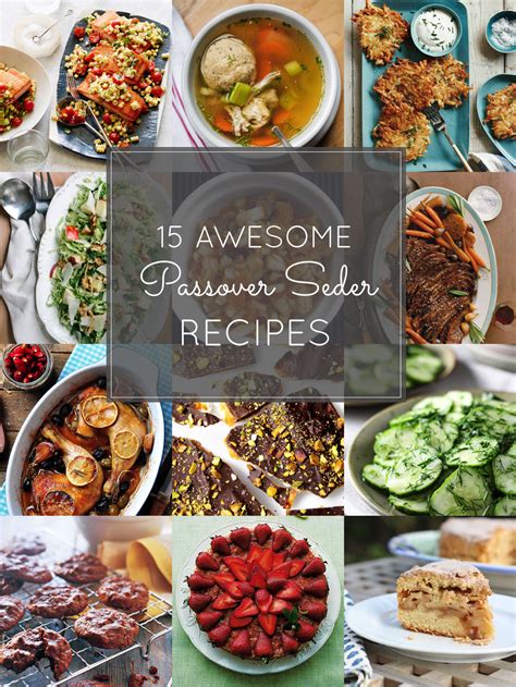 15 Favorite Passover Seder Recipes - Glitter, Inc.