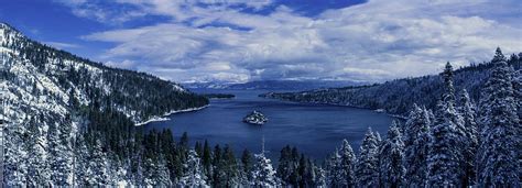 Emerald Bay First Snow Photograph by Brad Scott - Fine Art America