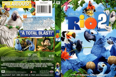 Rio 2 DVD Cover & Label (2014) R1