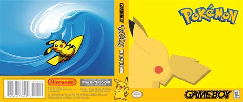 Pokemon Yellow Game Boy Box Art Cover by romevi